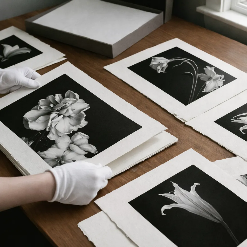 Botanik seri fine art baskı, detay